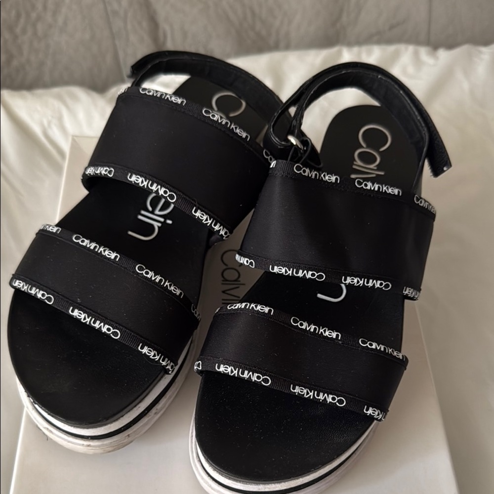 Calvin Klein Black Sandals
